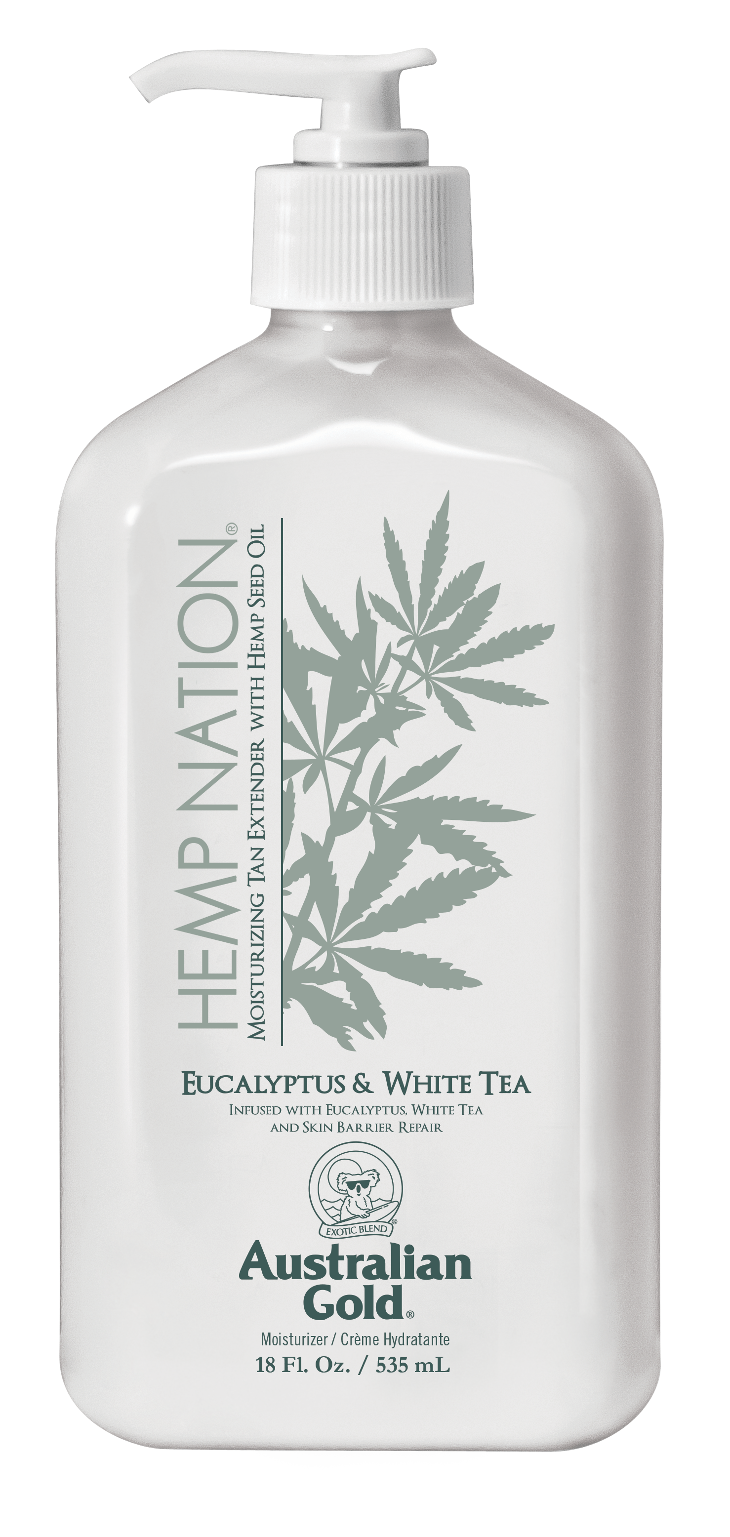 Australian Gold - Hemp Nation Eucalyptus & White Tea (535ml)