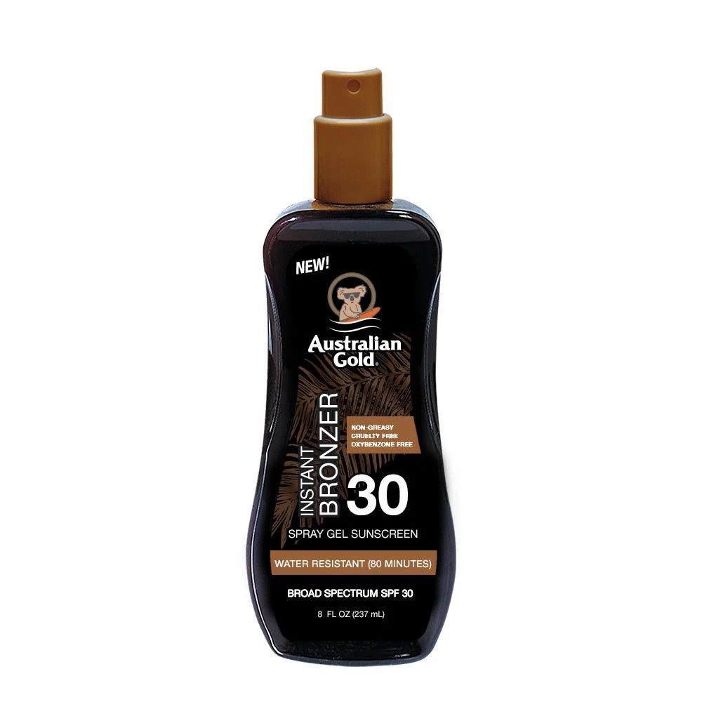 Australian Gold - SPF 30 Spray Gel Bronzer NEW LOOK (237ml)