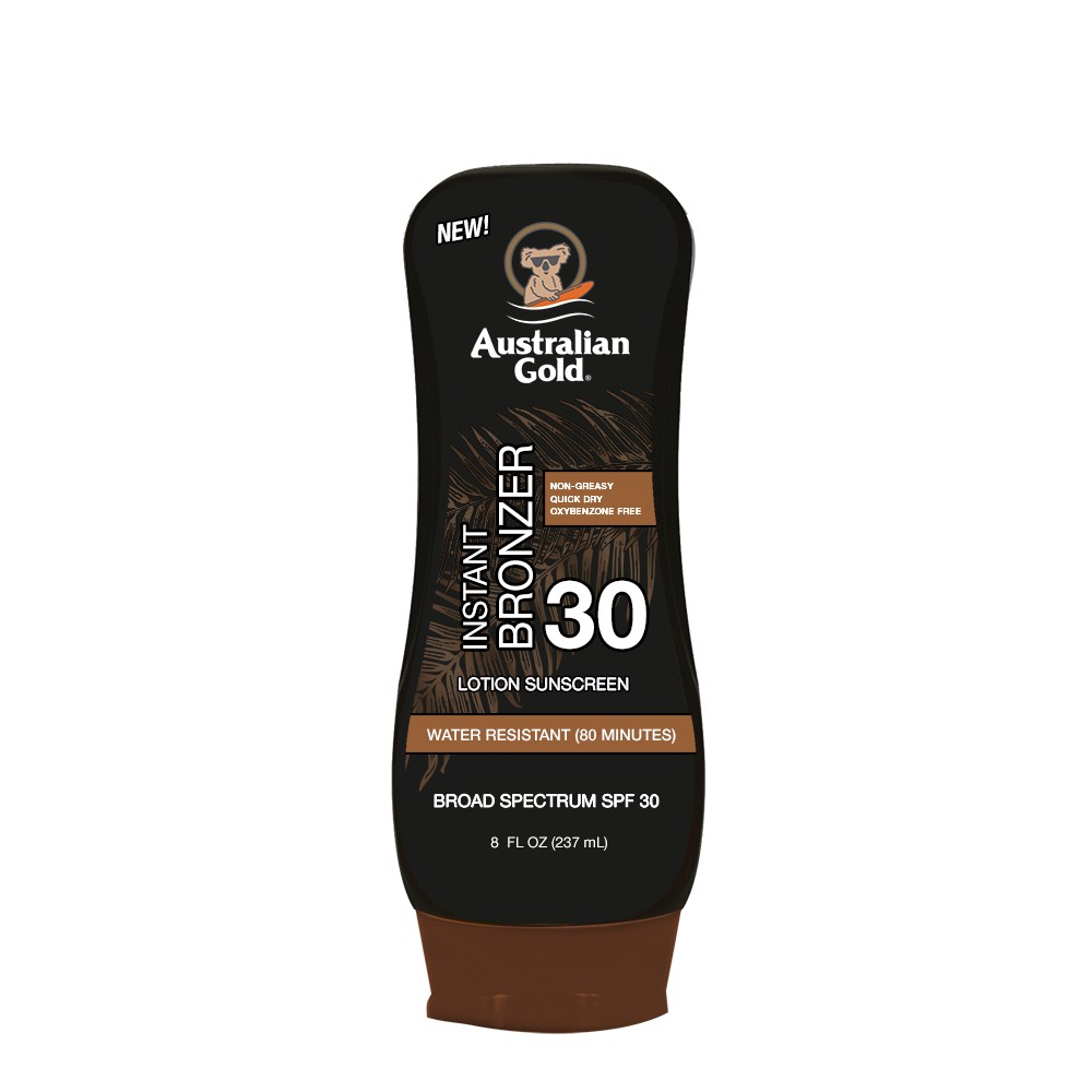 Australian Gold - SPF 30 Lotion with Bronzers NEW LOOK (237ml)