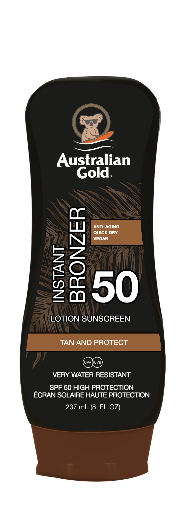 Australian Gold - SPF 50 Lotion w/Bronzers NEW LOOK (237ml)