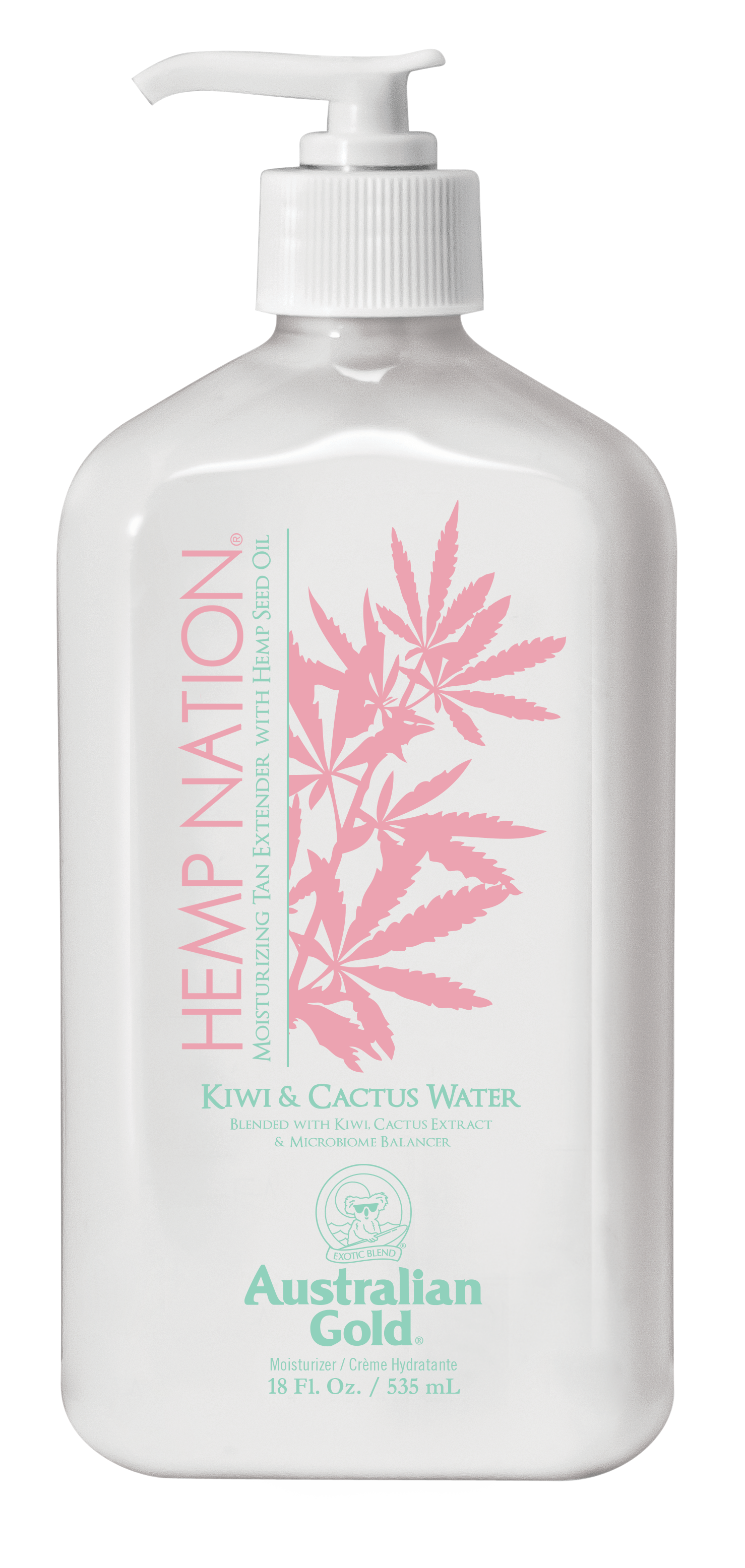 Australian Gold - Hemp Nation Kiwi & Cactus Water (535ml)